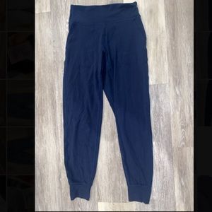 Lululemon navy blue align joggers, size 8.